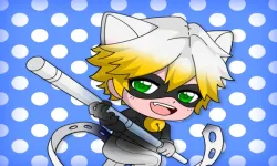 Chibi DottedGirl Coloring Book image