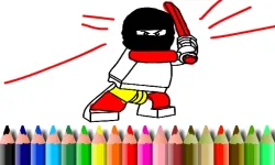 BTS Lego Coloring Book image