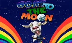 Goat to the moon image