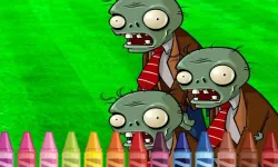 image bg 4GameGround - Zombie Coloring