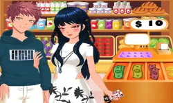 Supermarket Grocery Store Girl image