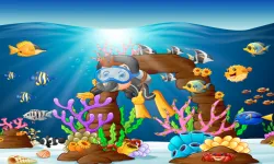Water Dive 2D: Underwater Survival image