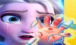 image bg Elsa Hand Doctor - Fun Games for Girls Online