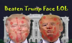 image bg Beaten Trump Face LOL
