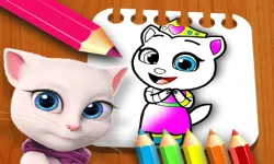 My Angela Talking Coloring Book image