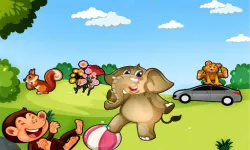 image bg Kids match memories game