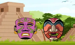 Ancient Aztec Coloring image