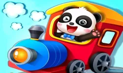 image bg Baby Panda Train Driver