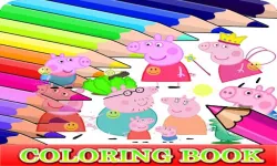 image bg Coloring Book for Peppa Pig