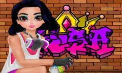 Princess Cool Graffiti image