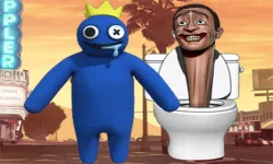 Rainbow Monster VS Skibidi Toilet image
