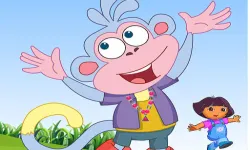 image bg Monkey Boots Dress Up