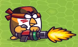 Chicken Wars: Merge Guns image