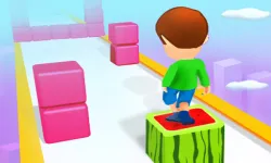 Cube Tower Stack 3D image