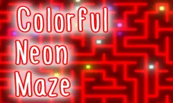 Colorful Neon Maze image
