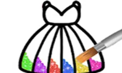 image bg Princess Glitter Coloring - For Kids