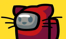 image bg Among Us with Cats