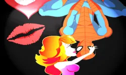 Spiderman Kiss image