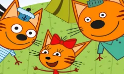 Picnic With Cat Family image