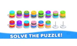 Color Hoop Stack - Puzzle image