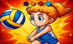 image bg Volleyball Fun Coloring
