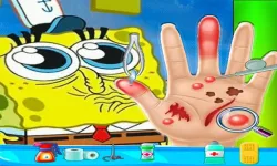 image bg Spongebob Hand Doctor Game Online - Hospital Surge