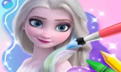 Coloring Book For Elsa image