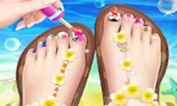 image bg Beautiful Toenail Salon - Pedicure Game For Girls