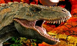 image bg T-Rex Dinosaur Jigsaw