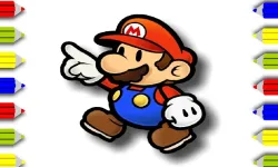 image bg BTS Mario Coloring