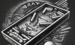 image bg Pinball Black N White