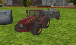 image bg 3D city tractor garbage sim